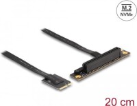 DELOCK M.2 Key A+E > PCIe x8 NVMe Adapter gew. 20cm Kabel