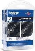 Patrone Brother LC-1100HYBKBP2 Twin Pack mit Security-Tag