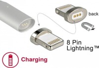 DELOCK Magnetischer Adapter 8 Pin Lightning Stecker