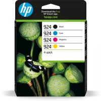 HP 924      Schwarz+dreifarbig  Tintenpatrone