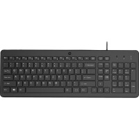 HP Tastatur 150 Kabelgebunden USB-A deutsch Schwarz