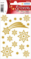 HERMA MAGIC WEIHN. STERNE + SCHWEIF, GLITTERY