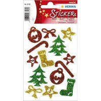 HERMA MAGIC WEIHN. WEIHNACHTSSYMBOLE, GLITTERY
