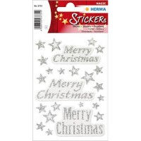 HERMA MAGIC WEIHN. MERRY CHRISTMAS, GLITTERY