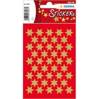 HERMA DECOR STERNE GOLD Ø14 mm