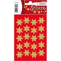 HERMA DECOR STERNE GOLD Ø21 mm