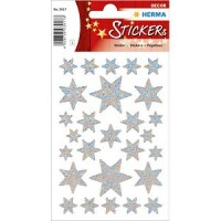 HERMA DECOR STERNE SILBER, HOLOGRAPHIEFOLIE
