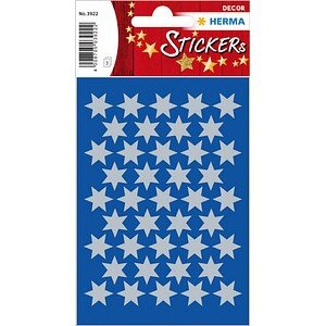 HERMA DECOR STERNE SILBER Ø14 mm