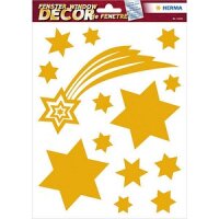 HERMA FENSTERBILD A4 STERNE GOLD
