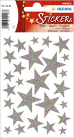 HERMA MAGIC WEIHN. STERNE SILBER, GLITTERY