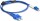 DELOCK LWL Kabel mit Metallarmierung LC Duplex Singlemode 1m