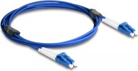 DELOCK LWL Kabel mit Metallarmierung LC Duplex Singlemode 2m