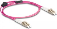 DELOCK LWL Kabel mit Metallarmierung LC Duplex Multimode 1m