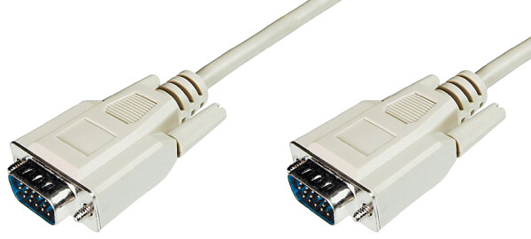 Digitus VGA-Kabel D-Sub15->D-Sub15 St/St 1.80m be