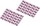 DIGITUS Farbclips für Patchkabel 100Stk. Magenta