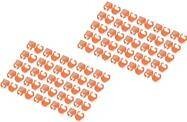 DIGITUS Farbclips für Patchkabel 100Stk. Orange