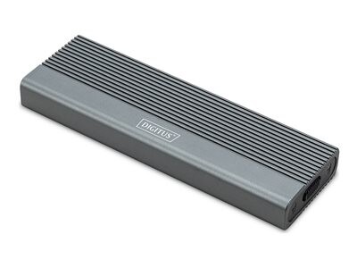 DIGITUS Gehäuse USB 3.1 Gen2 SSD M2 NVMe + SATAIII Alu