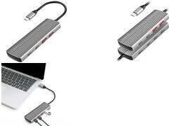 Logilink Adapter USB 3.2 Gen2 2x USB-A, 5x USB-C, PD, 100 W
