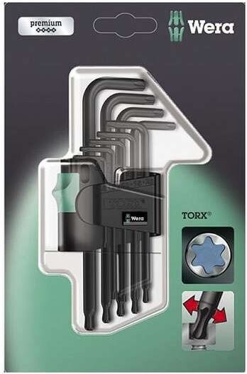 Wera 967/9 TX 1 SB TORX« Winkelschlüsselsatz, BlackLaser