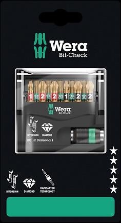 Wera Bit-Check 12 Diamond 1 SB