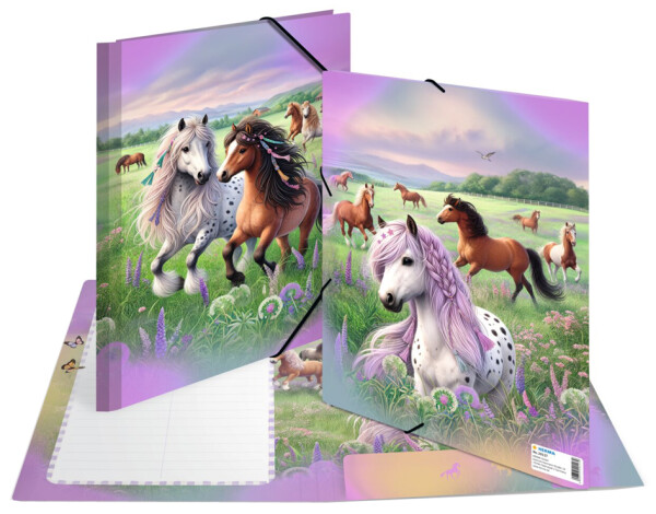 HERMA Sammelmappen A4 Karton Pferdewelt