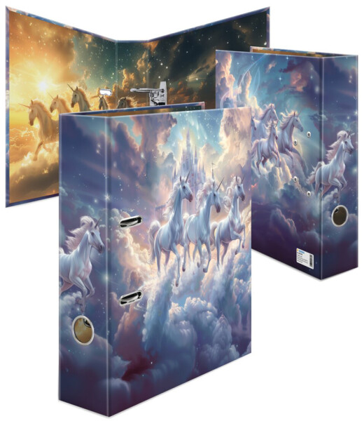 HERMA Ordner A4 Karton Fantasy Unicorns