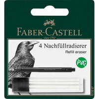 FABER-CASTELL Ersatzradierer Precision Eraser Pen 5...