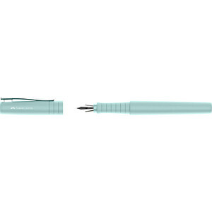 FABER-CASTELL Set Poly Ball Pen caribic blue Füller+KS