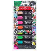 FABER-CASTELL Textmarker TL Graffiti Kartonetui 8er