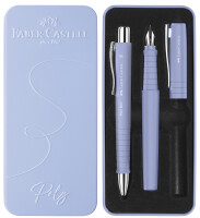 FABER-CASTELL Set Poly Ball Pen pale iris Füller+KS