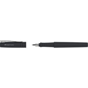 FABER-CASTELL Set Poly Ball Pen schwarz Füller+KS