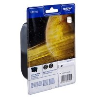 Patrone Brother LC-1100BKBP2 Twin Pack