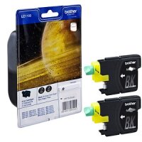 Patrone Brother LC-1100BKBP2 Twin Pack