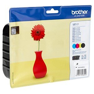 Patrone Brother LC-121VALBP Blisterfarbtintenset