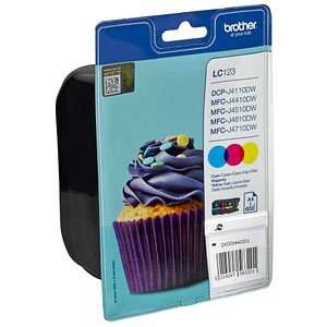 Patrone Brother LC-123RBWBP Rainbow Blisterfartintenset