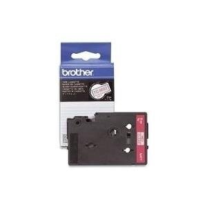 Schriftbandkassette Brother 12mmx7,7m farblos/blau TC103