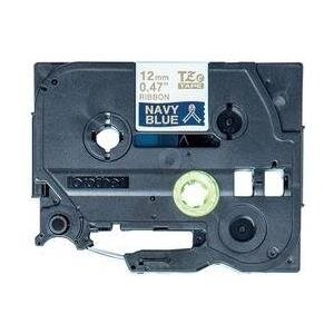 Schriftbandkassette Brother 12mmx4m blau/gold n. klebend