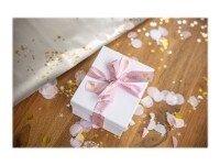 Schriftbandkassette Brother 24mmx4m rosa/gold Textilband
