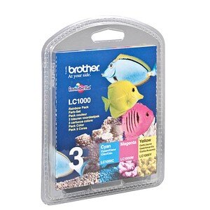 Patrone Brother LC1000RBWBP Rainbowblister (C,M,Y)