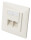 DIGITUS Anschlussdose Cat5e 2xRJ45 geschirmt Unt. Signalweiß