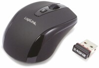Logilink Maus mini Funk 2.4 GHz 800dpi optisch scroll black