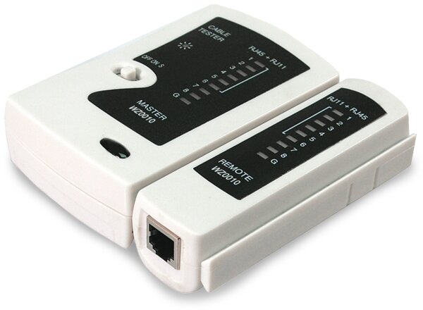 Logilink Kabeltester Netzwerk RJ45/RJ12/RJ11 Stecker