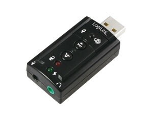 Logilink Soundkarte USB 7.1 Surround Sound Effekte