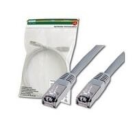 DIGITUS Patchkabel RJ45 SF/UTP Cat5e 15.00m grau Polybeutel