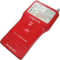 Logilink Kabeltester 5in1 RJ45/RJ11/USB/BNC/IEEE1394 Stecker