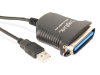 Logilink USB-Kabel Parallel  1.80m schwarz