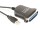 Logilink USB-Kabel Parallel  1.80m schwarz