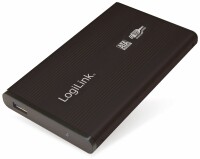 Logilink Geh. 6.3cm (2,5") USB 3.0/SATA  Black  ALU...