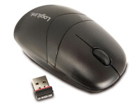 Logilink Maus mini Funk 2.4 GHz 1000dpi optisch scroll black