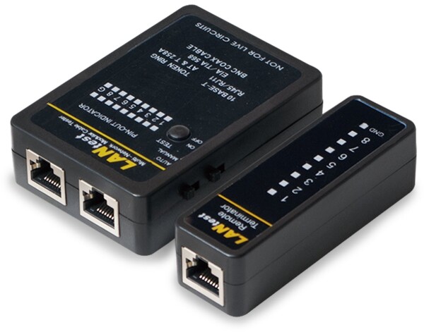 Logilink Kabeltester Netzwerk RJ45/RJ11/RJ12& BNC Stecker
